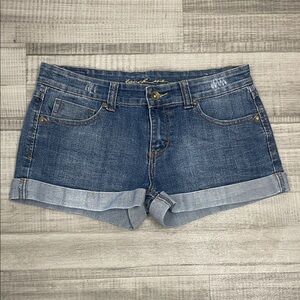 Classic Blue Denim Women's Capris